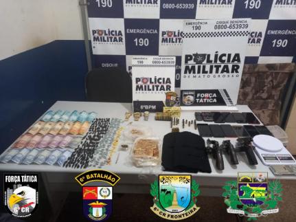 Polícia Militar prende 8 membros PCC em Cáceres