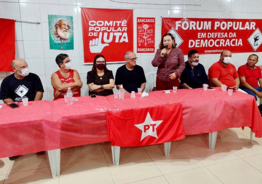 MT: ESQUERDA:  Pátio e “trio parada dura” confirmam projeto pró Lula em reunião de comitê