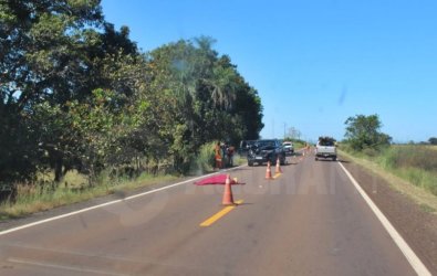 Trabalhador morre atropelado ao entrar em pista de rodovia de MT