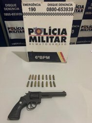 Membro de organização criminosa é preso com arma