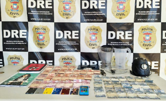 Polícia Civil desarticula ponto de distribuição e comércio de drogas