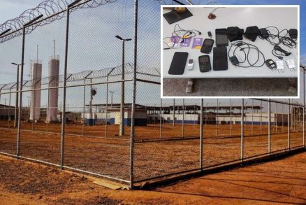 Policial penal é preso tentando entrar com celulares em penitenciária