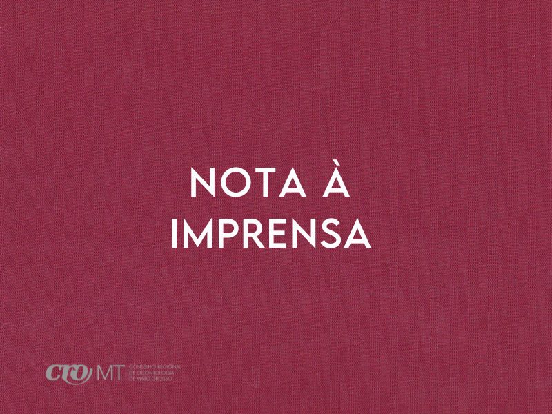 MT:  Nota à Imprensa