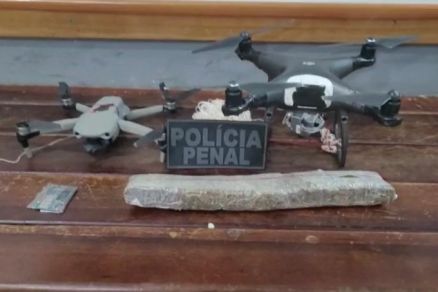 Polícia apreende drone que tentava levar droga para presídio