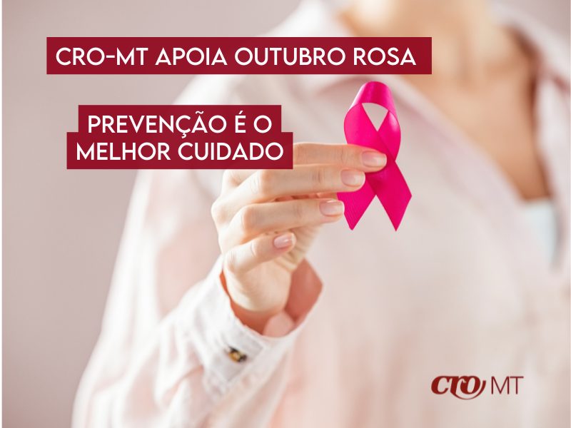 CRO-MT apoia Outubro Rosa em prevenção ao Câncer de Mama