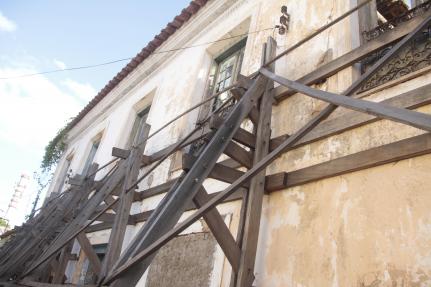 MT:  REGIÃO CENTRAL:  Casarões do centro histórico de Cuiabá correm risco de desabamento após fortes chuvas