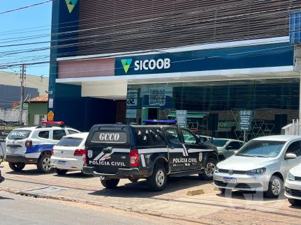 Polícia prende suspeito de furtar agência do Sicoob de Cuiabá