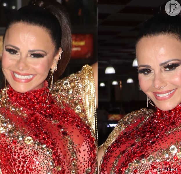 Viviane Araujo brilha em ensaio de Carnaval com look coladíssimo ao corpo e web baba: ‘Já com tudo no lugar’.