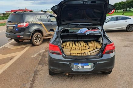 TENTARAM FUGIR: Polícia Federal prende casal que transportava 114 kg de maconha