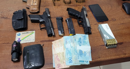 Polícia Civil prende segurança privado suspeito de vender armas no interior