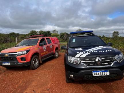 Após dois dias de buscas coordenadas pela Polícia Civil, homem é localizado em mata