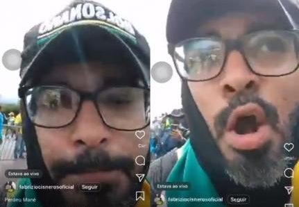 MT:  ‘TOMAMOS TUDO’:  Mato-grossense participa de ato antidemocrático em Brasília