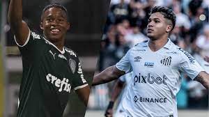 Jovens artilheiros, Endrick e Marcos Leonardo tentam encerrar jejum em Palmeiras x Santos