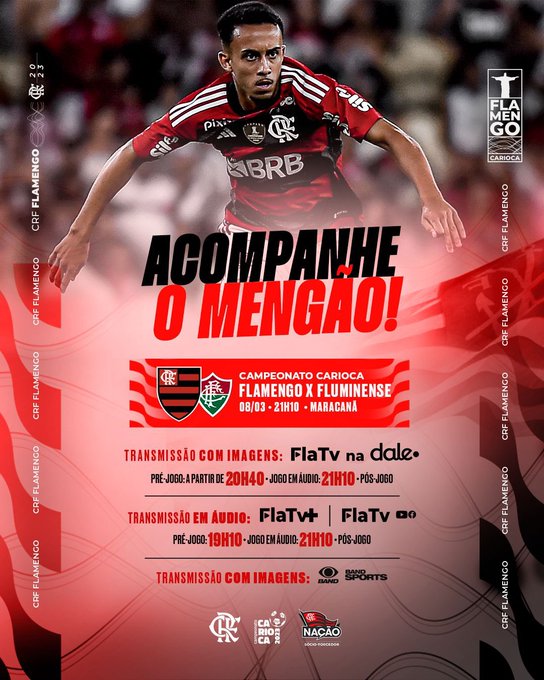 Flamengo x Fluminense: tudo sobre a partida pelo Campeonato Carioca