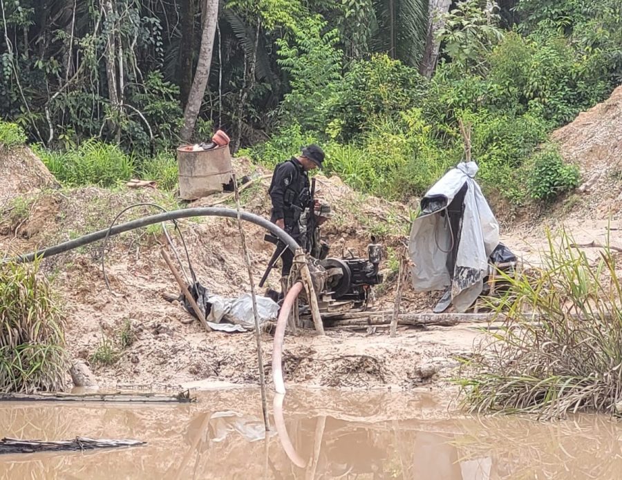 MT:  OPERAÇÃO AMAZÔNIA:  Sema-MT e Bope desarticulam quatro garimpos ilegais