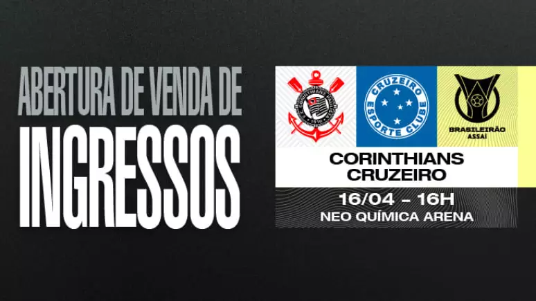 Ingressos para estreia do Corinthians no Brasileirão começam a ser vendidos