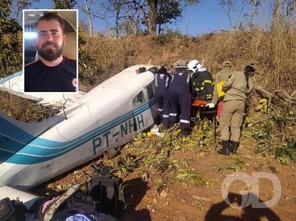 Avião comprado com recursos desviados da Saúde caiu e matou médico no Pantanal