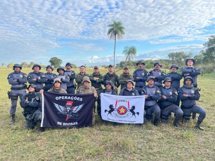 QUALIFICAÇÃO : Gefron capacita 38 policiais de Mato Grosso e Goiás