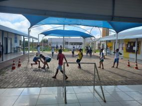 MT:  Estudantes do 4º Ano da EMEB Clóvis Hugueney Neto participam nesta quarta-feira (3) de evento esportivo