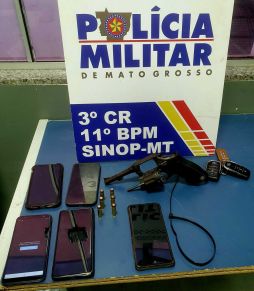 EM SINOP: Polícia Militar liberta refém e prende dois homens por sequestro e roubo