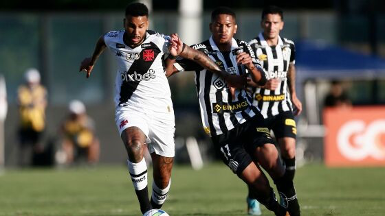 CAMPEONATO BRASILEIRO:   Santos derrota Vasco e vence a primeira fora de casa no Brasileirão