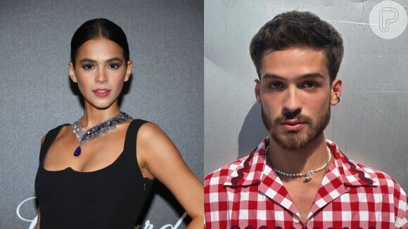 Tá rolando? Bruna Marquezine e João Guilherme curtem festa junina juntos e aumentam boatos de romance