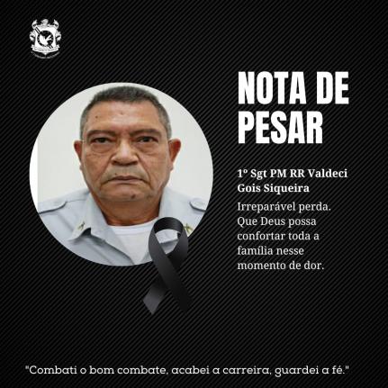 LUTO: Sargento da reserva morre e Polícia Militar lamenta; ‘coragem e dedicação deixaram marca’