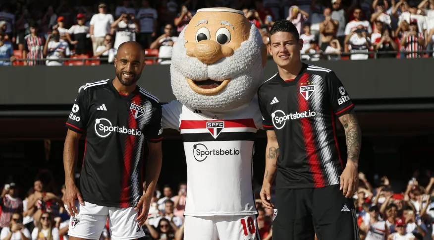 Lucas e James Rodríguez são inscritos pelo São Paulo na Sul-Americana