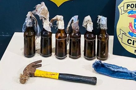 Polícia apreende coquetéis molotov de facção em cidade de MT