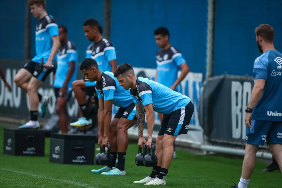 Grêmio realiza último treino antes de folga durante a parada da data Fifa