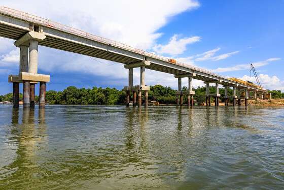 MT.   R$ 90 MILHÕES.   Pontes sobre o Rio Teles Pires vão melhorar logística de toda região Norte de MT