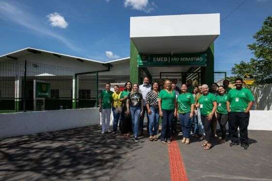 MT.   REVITALIZAÇÃO.      Secretária de Educação faz vistoria técnica na EMEB São Sebastião, 23ª unidade reformada no segundo mandato do Prefeito Emanuel Pinheiro