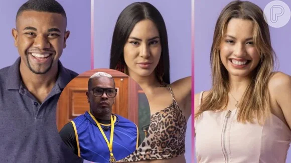 ‘BBB 24’: Rodriguinho coloca Davi, Beatriz e Isabelle na mira do Paredão e web desaprova: ‘Não mexe com eles’