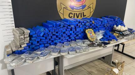 Polícia prende 3 faccionados e apreende mais de 350 tabletes de drogas em MT