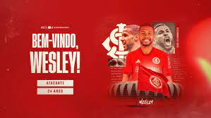 Internacional anuncia contratação do atacante Wesley, que pertencia ao Cruzeiro