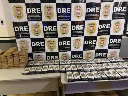 Homem é preso transportando 100 tabletes de cocaína em VG