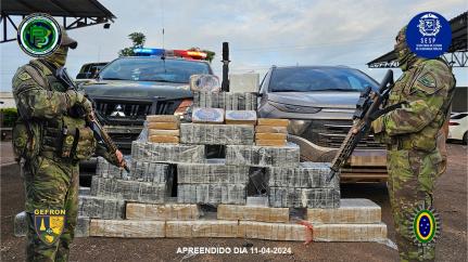 RESPONDE POR HOMICÍDIO: Traficante é preso com 230 kg de droga em carro na fronteira