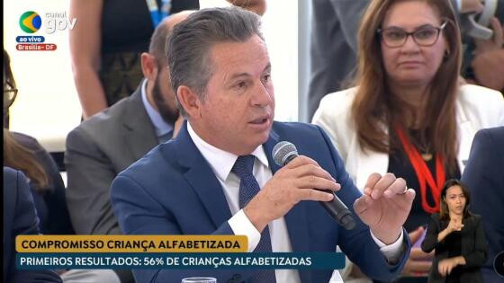 MT:  EM BRASÍLIA:   Governador cita desafios e aponta que políticas de alfabetização em MT estão indo “no caminho certo”