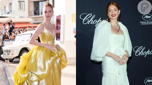 Vestido branco exuberante, look de ‘princesa da Disney’ e mais:  fotos provam que Marina Ruy Barbosa reuniu tendências e grifes em Cannes 2024