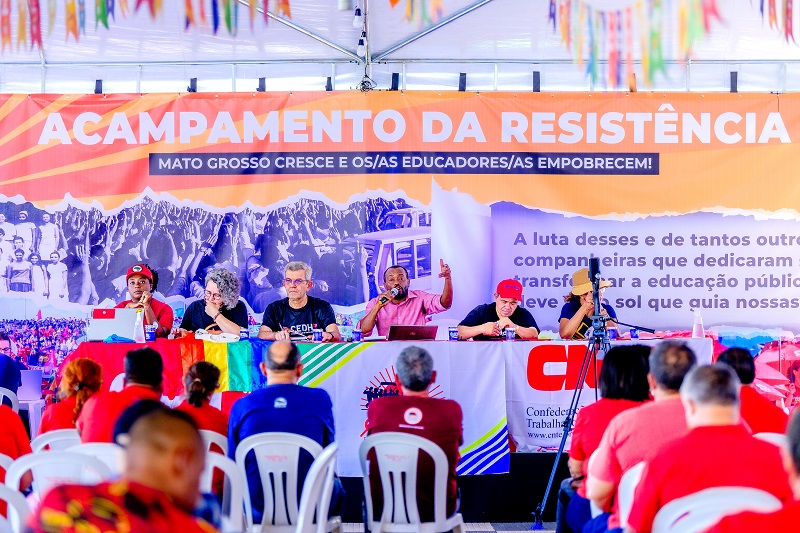 MT:  Aulão do Acampamento da Resistência debate o crescimento e a desigualdade em Mato Grosso