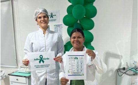 MT:   Coordenadoria de Saúde Bucal promove ‘Dia D’ da campanha ‘Julho Verde’, que visa à conscientização e prevenção dos tumores de cabeça e pescoço