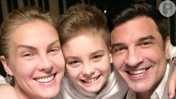 Filho de Ana Hickmann e Alexandre Correa chama atenção nas redes sociais ao comentar casamento da mãe com Edu Guedes