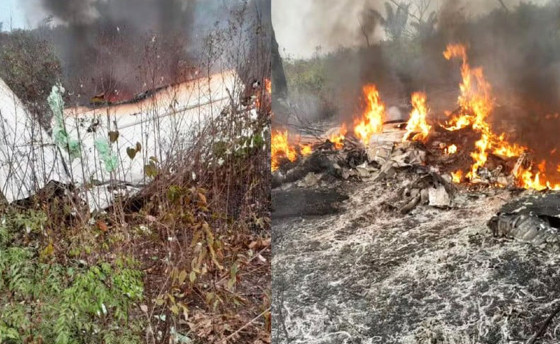 MT:  TRAGÉDIA NO EXTREMO NORTE:   Corpos carbonizados dificultam identificação em queda de avião