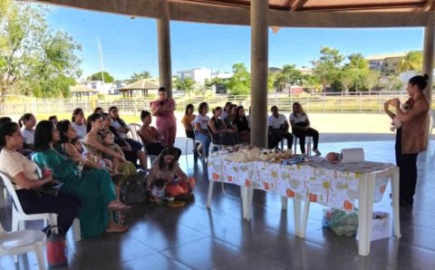 MT:  AGOSTO DOURADO:  Escritório Regional de Saúde de Colíder promove encontro para incentivar a amamentação