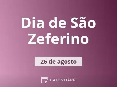 Dia de São Zeferino