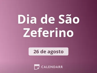 Dia de São Zeferino