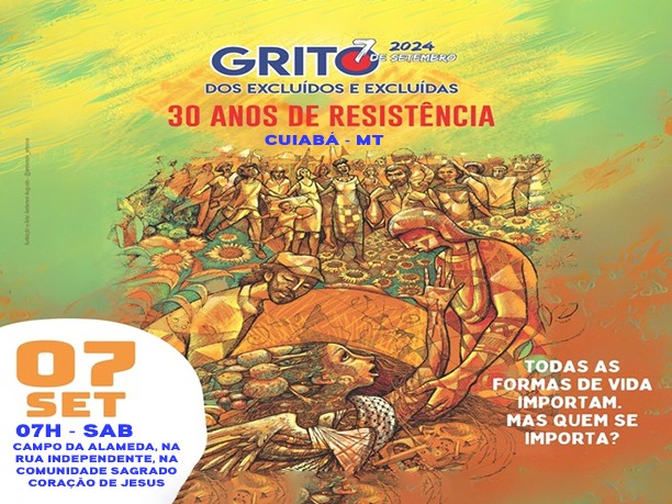 MT:  Sintep-MT presente no Grito dos Excluídos e Excluídas de 7 de setembro, em Cuiabá e no interior