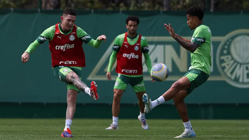 Palmeiras segue preparação para enfrentar o Vasco, e Abel prepara mudanças na escalação