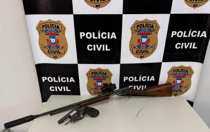 Polícia encontra armas usadas em duplo homicídio em bananeira e matagal