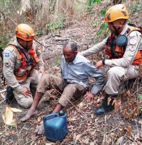 MT:   SOFRE DE ALZHEIMER:   Idoso é achado em mata após ficar 4 dias desaparecido